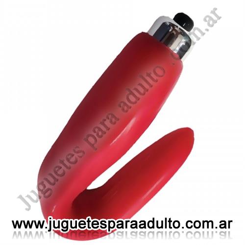 Estimuladores, , Vibrador para utilizar en pareja colo rojo