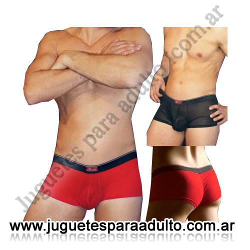 Lencería masculina, , Boxer tul elastizado ajustado