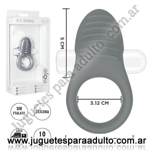 Especificos, , Anillo estimulador de clitoris con vibracion y carga USB
