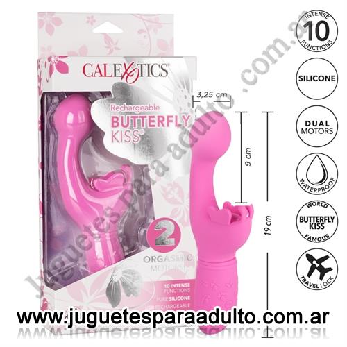 Productos eróticos, , Vibrador estimulador punto g con masejador de clitoris y carga USB