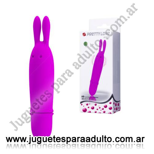 Estimuladores, , Estimulador vaginal en forma de conejo con 10 velocidades de vibracion