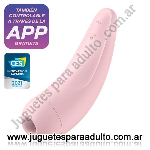 Estimuladores, , Satisfyer Curvy 2 succcionador de clitoris con control mediante bluetooth
