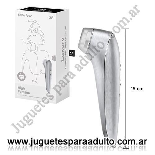 Estimuladores, , Luxury High Fashion estimulador de clitoris por onda de presion y vibracion con carga USB