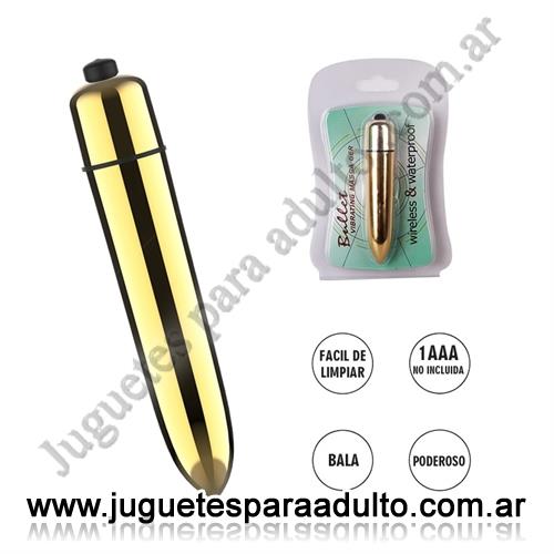 Estimuladores, , Orion Bala vibradora color dorado