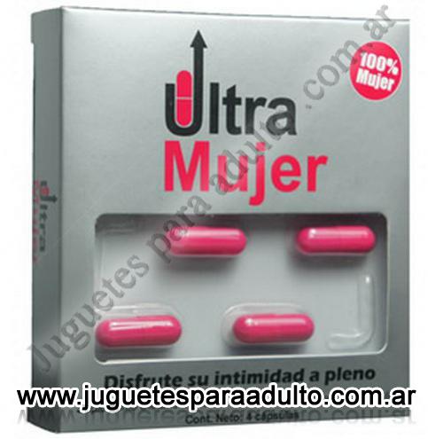 Productos eróticos, , Vigorizante femenino en cápsulas Ultra Mujer x4