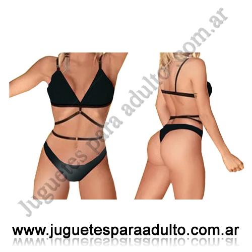 LENCERíA FEMENINA, Conjuntos eroticos, Conjunto de tiras corpiño mas tanga negro Lencería femenina, Conjuntos eroticos, Conjunto de tiras corpiño mas tanga negro