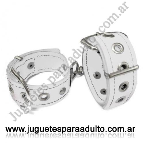 CUEROS ERóTICOS, Esposas de cuero, Esposas Premium Finas Con Cadena En Blancas Cueros eróticos, Esposas de cuero, Esposas Premium Finas Con Cadena En Blancas