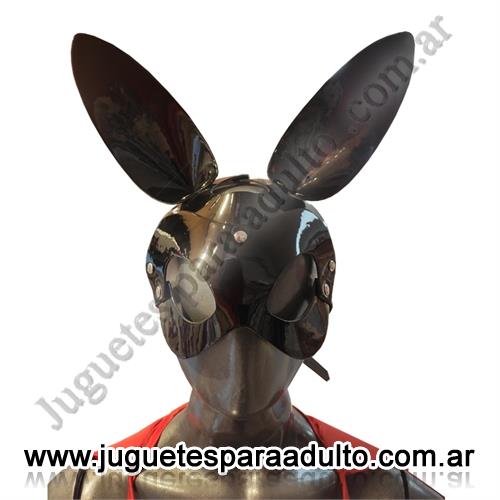 CUEROS ERóTICOS, Accesorios de cuero, Mascara negra de conejo en cuerina Cueros eróticos, Accesorios de cuero, Mascara negra de conejo en cuerina