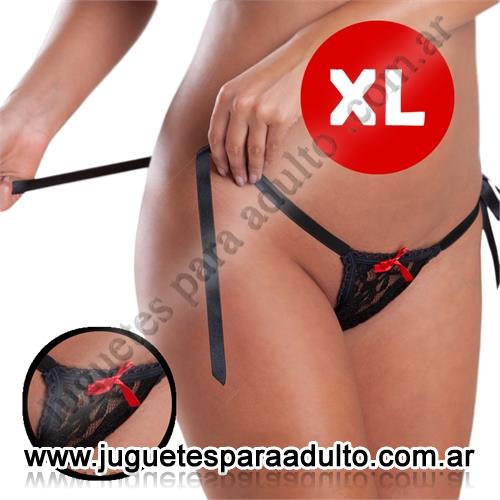 LENCERíA FEMENINA, Lenceria xl, Colaless XL de encaje con cintas para atar negra Lencería femenina, Lenceria xl, Colaless XL de encaje con cintas para atar negra