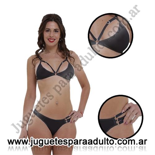 LENCERíA FEMENINA, Conjuntos eroticos, Conjunto Triángulo tres trias tul liso negro Lencería femenina, Conjuntos eroticos, Conjunto Triángulo tres trias tul liso negro