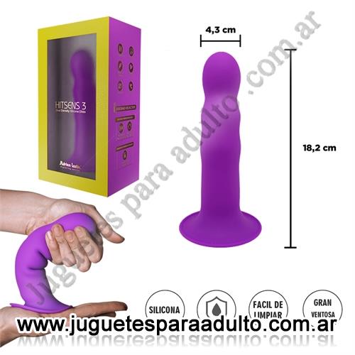 CONSOLADORES, Consoladores sopapa jelly, HITSENS 3 - Dildo de Silicona de Doble Densidad (Color Lila) Consoladores, Consoladores sopapa jelly, HITSENS 3 - Dildo de Silicona de Doble Densidad (Color Lila)