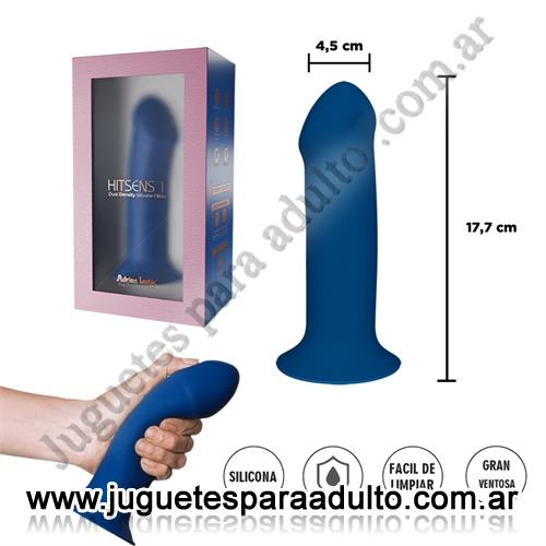 CONSOLADORES, Consoladores sopapa jelly, HITSENS 1 - Dildo de Silicona de Doble Densidad (Azul Eléctrico) Consoladores, Consoladores sopapa jelly, HITSENS 1 - Dildo de Silicona de Doble Densidad (Azul Eléctrico)