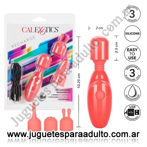 Especificos, Kits, Masajeador con kit de accesorios y carga usb