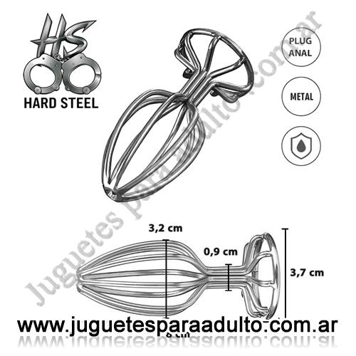 MARCAS IMPORTADAS, Hard Steel, Plug anal de metal Medium Marcas Importadas, Hard Steel, Plug anal de metal Medium