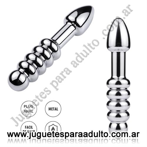 MARCAS IMPORTADAS, Hard Steel, Plug doble punta metalico Marcas Importadas, Hard Steel, Plug doble punta metalico