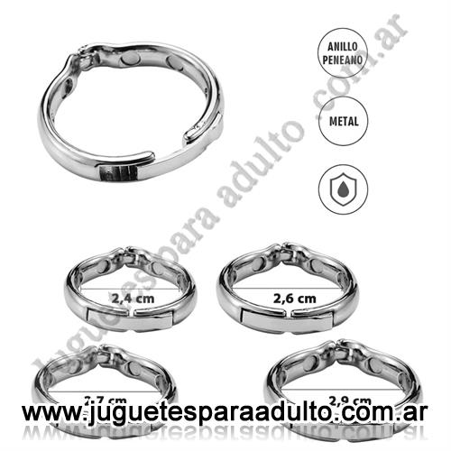 ESPECIFICOS, Anillos sin vibrador, Anillo para el pene metalico S Especificos, Anillos sin vibrador, Anillo para el pene metalico S