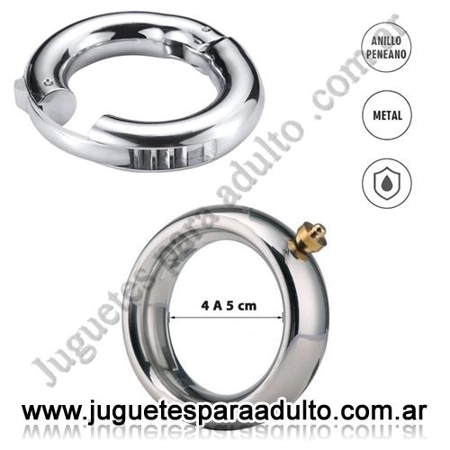 ESPECIFICOS, Anillos sin vibrador, Anillo para el pene ancho metalico L Especificos, Anillos sin vibrador, Anillo para el pene ancho metalico L