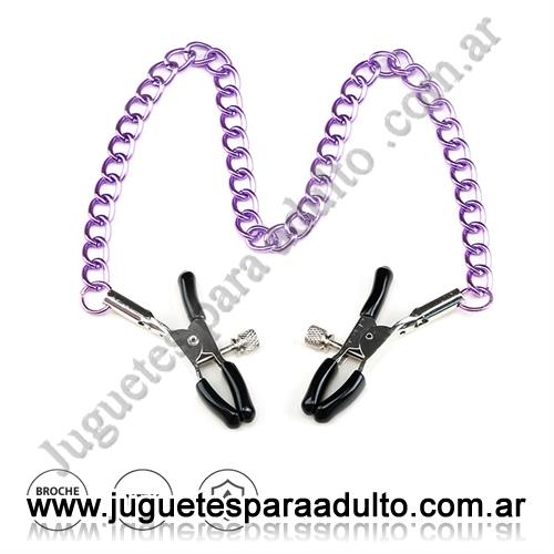 MARCAS IMPORTADAS, Hard Steel, Broche para pezones con cadena Marcas Importadas, Hard Steel, Broche para pezones con cadena