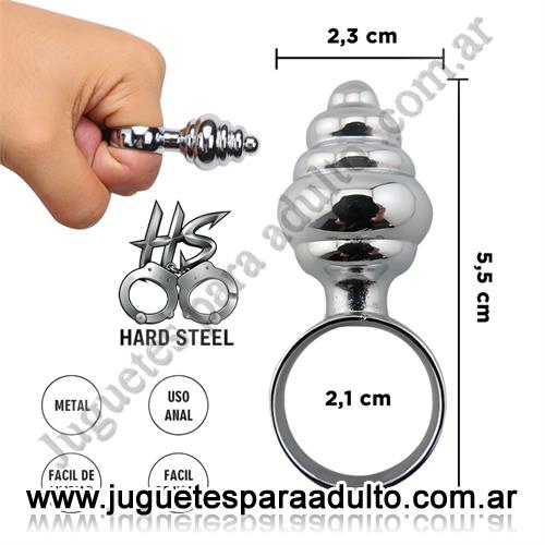 Anales, Anal sin vibrador, Dilatador anal small con aro extractor