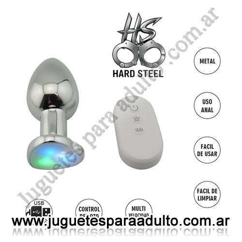 ANALES, Joyas Anales, Plug anal con forma de corazon, vibracion y control remoto Medium Anales, Joyas Anales, Plug anal con forma de corazon, vibracion y control remoto Medium