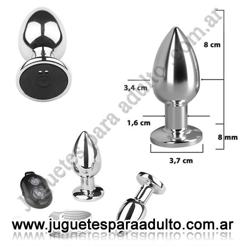 ANALES, Joyas Anales, Dilatador anal metalico con vibracion Anales, Joyas Anales, Dilatador anal metalico con vibracion