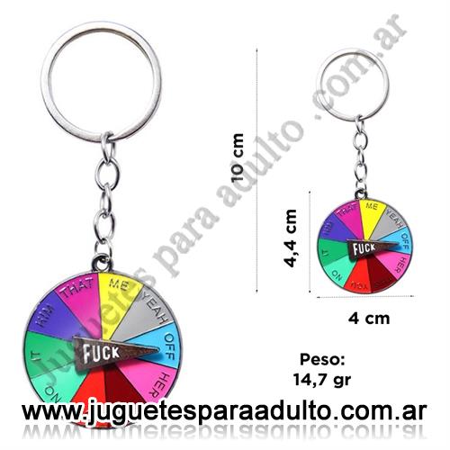 Accesorios, Juegos eroticos, Llavero ruleta fuck