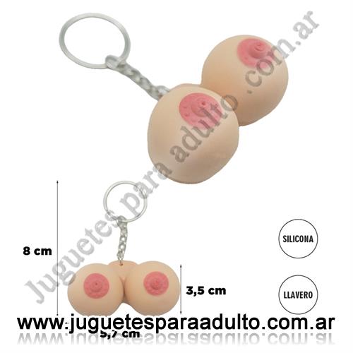 Accesorios, Juegos eroticos, Llavero con forma de seno pellizcable