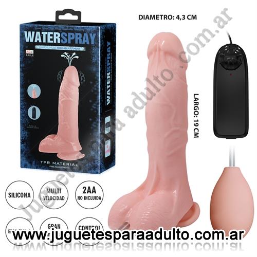MARCAS IMPORTADAS, Pretty Love, Dildo con sopapa, vibracion y spary de liquido Marcas Importadas, Pretty Love, Dildo con sopapa, vibracion y spary de liquido
