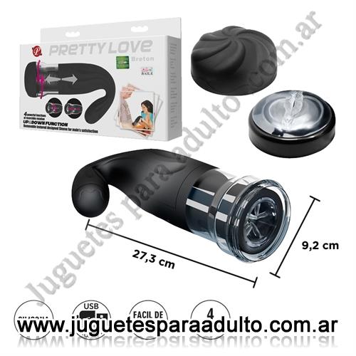 MARCAS IMPORTADAS, Pretty Love, Masturbador con vibracion, rotacion y carga USB Marcas Importadas, Pretty Love, Masturbador con vibracion, rotacion y carga USB