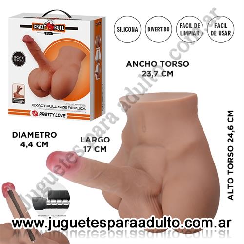 MARCAS IMPORTADAS, Pretty Love, Semi torso con pene realista vertebrado Soft Skin Marcas Importadas, Pretty Love, Semi torso con pene realista vertebrado Soft Skin