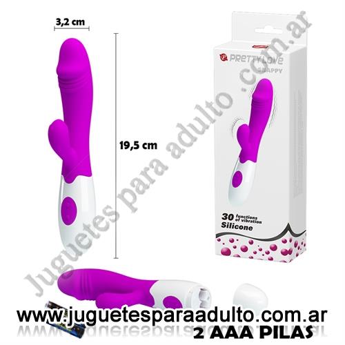 MARCAS IMPORTADAS, Pretty Love, Vibrador con estimulador de clitoris con 30 modos de vibracion Marcas Importadas, Pretty Love, Vibrador con estimulador de clitoris con 30 modos de vibracion