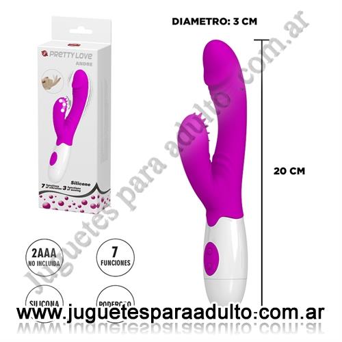 MARCAS IMPORTADAS, Pretty Love, Estimulador de punto G con vibrador especial para clitoris Marcas Importadas, Pretty Love, Estimulador de punto G con vibrador especial para clitoris