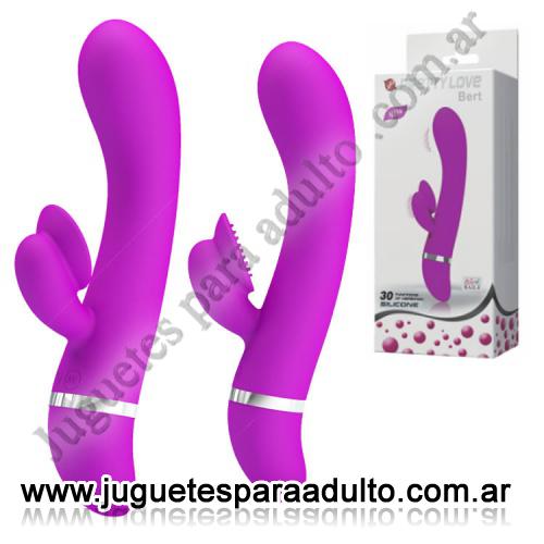 MARCAS IMPORTADAS, Pretty Love, Vibrador 2 motores con masajeador de clitoris Marcas Importadas, Pretty Love, Vibrador 2 motores con masajeador de clitoris