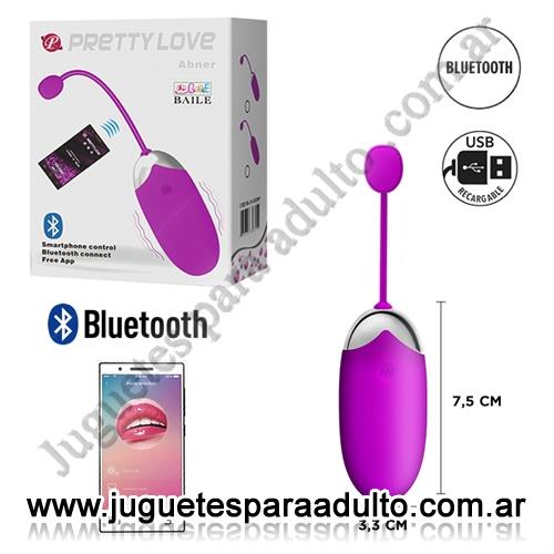 MARCAS IMPORTADAS, Pretty Love, Bala vibradora Abner inalambrica con 12 funciones de vibracion carga USB y control BLUETOOTH via APP Marcas Importadas, Pretty Love, Bala vibradora Abner inalambrica con 12 funciones de vibracion carga USB y control BLUETOOTH via APP