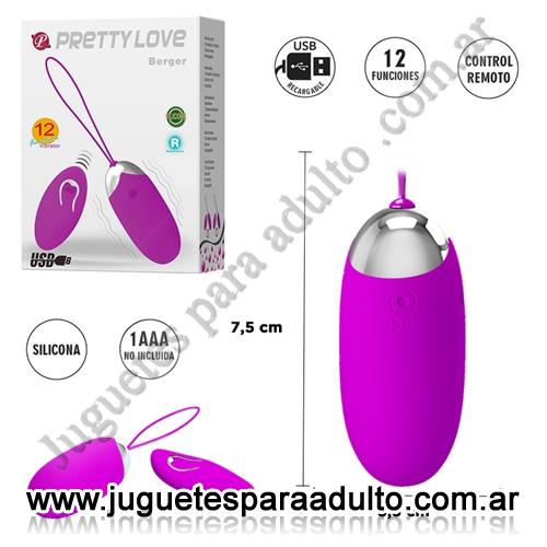 MARCAS IMPORTADAS, Pretty Love, Bala vibradora Berger inalambrica con carga USB Marcas Importadas, Pretty Love, Bala vibradora Berger inalambrica con carga USB