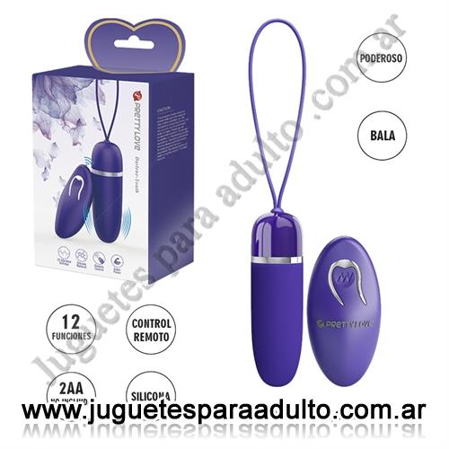 MARCAS IMPORTADAS, Pretty Love, Bala vibradora fina con control remoto y 12 modos de vibracion Marcas Importadas, Pretty Love, Bala vibradora fina con control remoto y 12 modos de vibracion