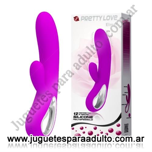 MARCAS IMPORTADAS, Pretty Love, Vibrador con estimulador del clitoris y caga USB Marcas Importadas, Pretty Love, Vibrador con estimulador del clitoris y caga USB