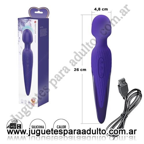 MARCAS IMPORTADAS, Pretty Love, Microfono vibrador con efecto calor y carga USB Marcas Importadas, Pretty Love, Microfono vibrador con efecto calor y carga USB