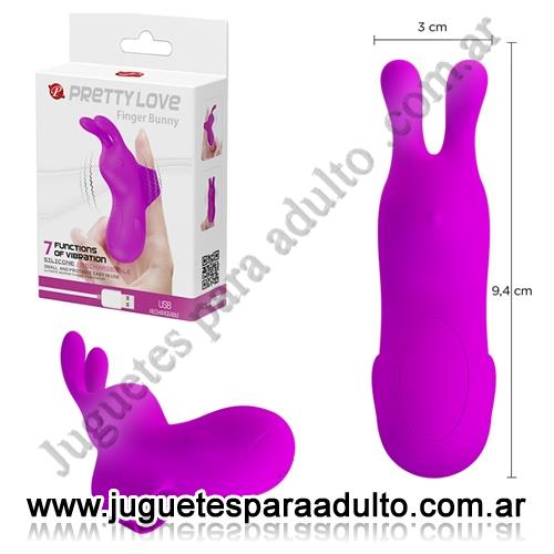MARCAS IMPORTADAS, Pretty Love, Vibrador de dedo para estimulacion vaginal y carga USB Marcas Importadas, Pretty Love, Vibrador de dedo para estimulacion vaginal y carga USB