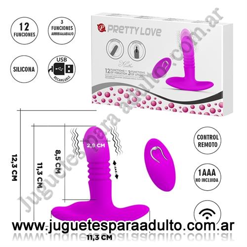 MARCAS IMPORTADAS, Pretty Love, Estimulador con movimiento, varias velocidades y control remoto Marcas Importadas, Pretty Love, Estimulador con movimiento, varias velocidades y control remoto