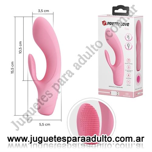 MARCAS IMPORTADAS, Pretty Love, Estimulador de punto G y clitoris con carga USB Marcas Importadas, Pretty Love, Estimulador de punto G y clitoris con carga USB