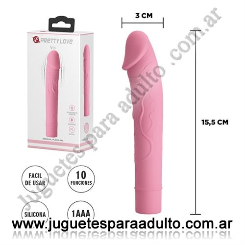 MARCAS IMPORTADAS, Pretty Love, Estimulador con forma de pene y 10 velocidades de vibracion Marcas Importadas, Pretty Love, Estimulador con forma de pene y 10 velocidades de vibracion