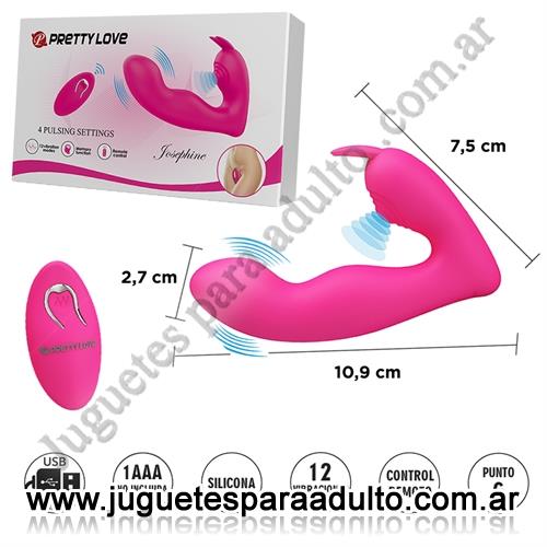 MARCAS IMPORTADAS, Pretty Love, Estimulador de punto G y clitoris con control inalambrico Marcas Importadas, Pretty Love, Estimulador de punto G y clitoris con control inalambrico
