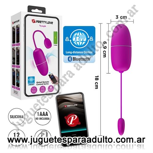 MARCAS IMPORTADAS, Pretty Love, Bala vibradora con control via App Marcas Importadas, Pretty Love, Bala vibradora con control via App