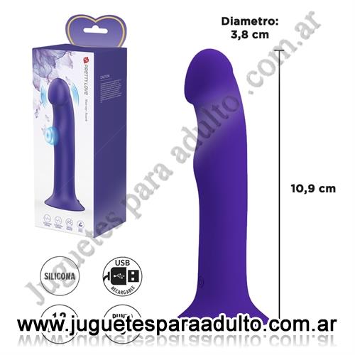 MARCAS IMPORTADAS, Pretty Love, Estimulador de punto G con sopapa con 12 modos de pulsacion Marcas Importadas, Pretty Love, Estimulador de punto G con sopapa con 12 modos de pulsacion