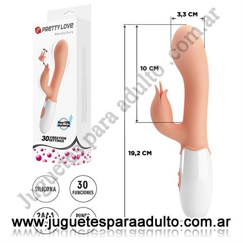 MARCAS IMPORTADAS, Pretty Love, Estimulador de punto G con vibrador de clitoris y 30 vibraciones Marcas Importadas, Pretty Love, Estimulador de punto G con vibrador de clitoris y 30 vibraciones