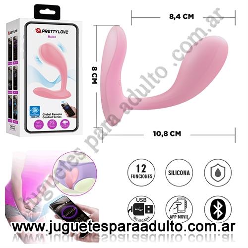 MARCAS IMPORTADAS, Pretty Love, Estimulador de punto G con control a distancia Bluetooth Marcas Importadas, Pretty Love, Estimulador de punto G con control a distancia Bluetooth