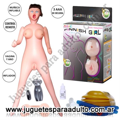 MARCAS IMPORTADAS, Pretty Love, Muñeca inflable con vagina y ano de suave textura Marcas Importadas, Pretty Love, Muñeca inflable con vagina y ano de suave textura