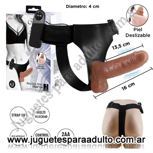 MARCAS IMPORTADAS, Pretty Love, Arnes con dildo y testiculos con vibrador regulable Marcas Importadas, Pretty Love, Arnes con dildo y testiculos con vibrador regulable