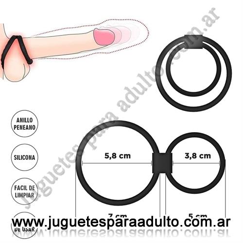 ESPECIFICOS, Anillos sin vibrador, Anillo para pene y testiculos para retrasar la eyaculacion Especificos, Anillos sin vibrador, Anillo para pene y testiculos para retrasar la eyaculacion